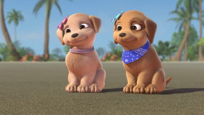 Chị Em Barbie Đuổi Theo Các Chú Cún
