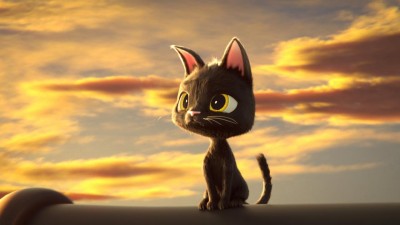 Chú Mèo Đi Lạc-Rudolf The Black Cat